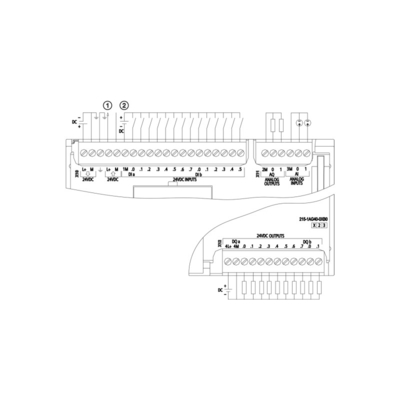 6ES7215-1AG40-0XB0 SIMATIC S7-1200 CPU 1215C CPU compatta DC/DC/DC 2 porte PROFINET