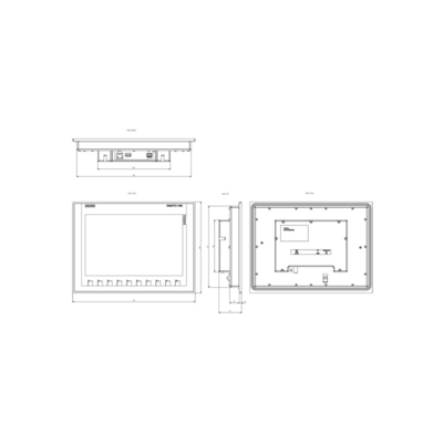 SIMATIC HMI KTP1200 Basic Panel Key/touch operation 12&quot; TFT Display 100% originale