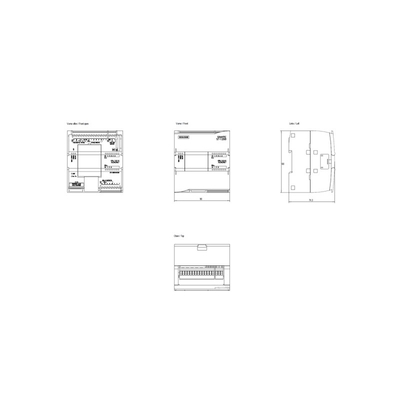 6ES7211-1BE40-0XB0 SIMATIC S7-1200 CPU 1211C CPU compatta con 2A Relay e alimentazione AC/DC