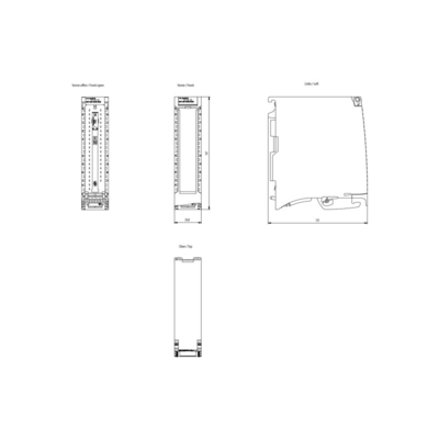 6ES7526-1BH00-0AB0 SIMATIC S7-1500 PLC F-DI 16x 24 V DC PROFIsafe 35 MM Larghezza eccellente