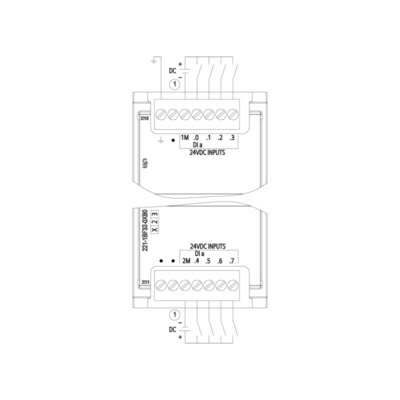 SIMATIC S7-1200 Input digitale SM 1221 8 DI 24 V DC Sink/Source PLC 6ES7221-1BF32-0XB0