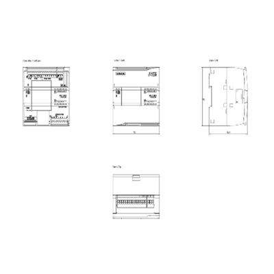 SIMATIC S7-1200 CPU 1212C CPU compatta DC/DC/DC 6ES7212-1AE40-0XB0 in confezione originale