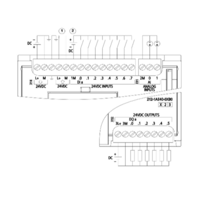 SIMATIC S7-1200 CPU 1212C CPU compatta DC/DC/DC 6ES7212-1AE40-0XB0 in confezione originale