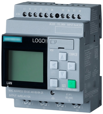 LOGO V8.1 12/24RCE Controller programmabile con modulo host 6ED1052-1HB00-0BA8 e RCE