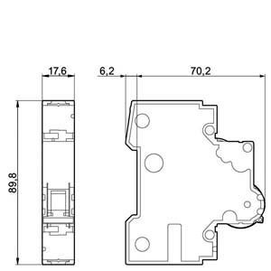 5SY61067CC 5SY6106 7 Interruttore in miniatura per prodotto a tensione nominale 230V