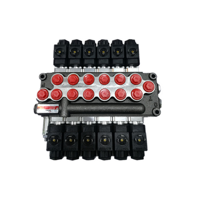 Controllo efficiente del flusso con valvola idraulica a controllo elettrico di 45L/MIN 6 bobine