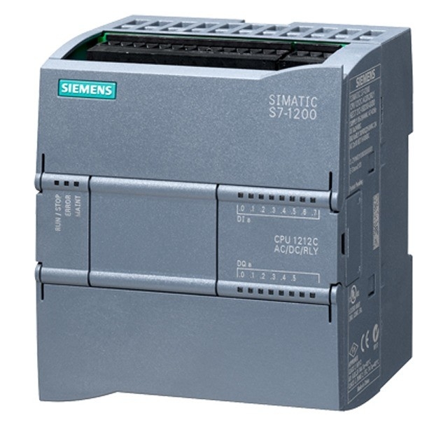 100% 6 fase di alimentazione SIMATIC S7 1200 CPU 1212C DC DC 8DI 6DO 2AI 6ES7212 1AE40 0XB0