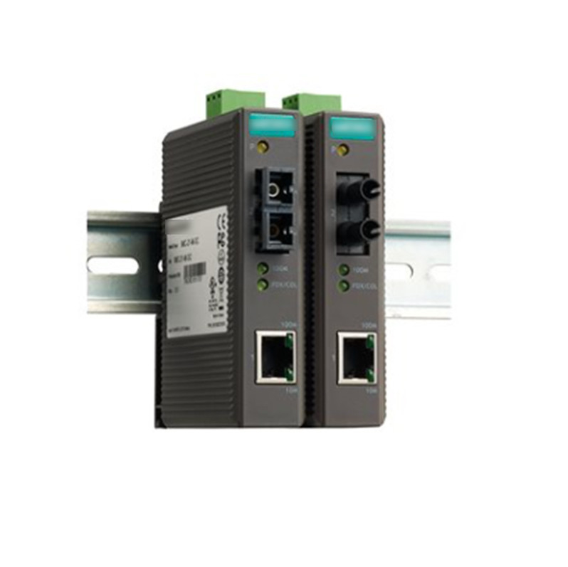 MOXA IMC-21-M-ST Photoconverter di livello di ingresso Industrial 10 100BaseT X a 100BaseFX