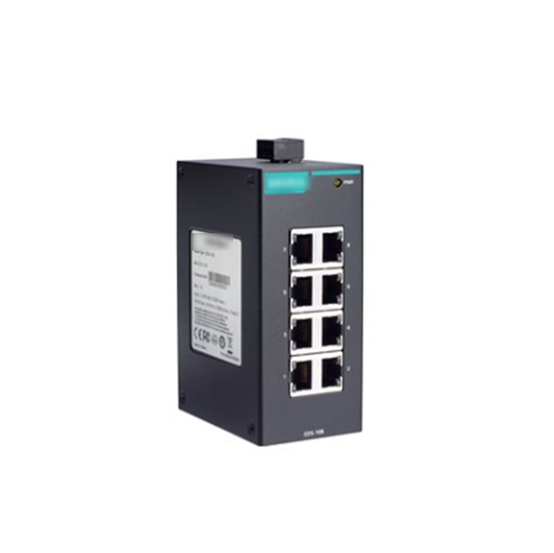 EDS-108 Switch Ethernet non gestito a 8 porte per il montaggio della guida di automazione industriale MOXA