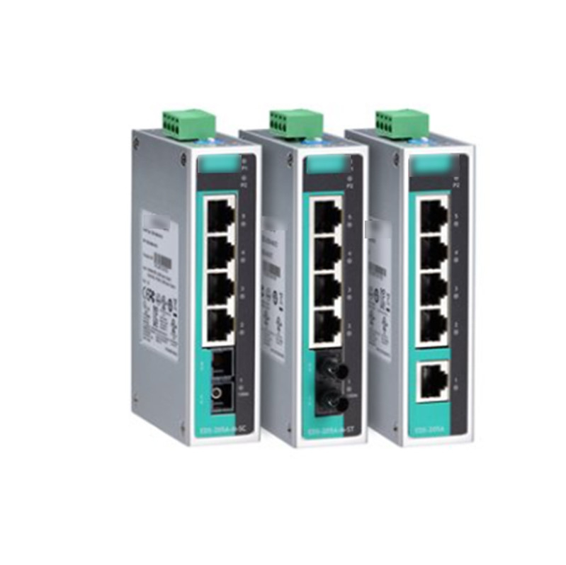 EDS-205A 5-port Unmanaged Ethernet Switch Hardware robusto progettato per MOXA Direct Sell