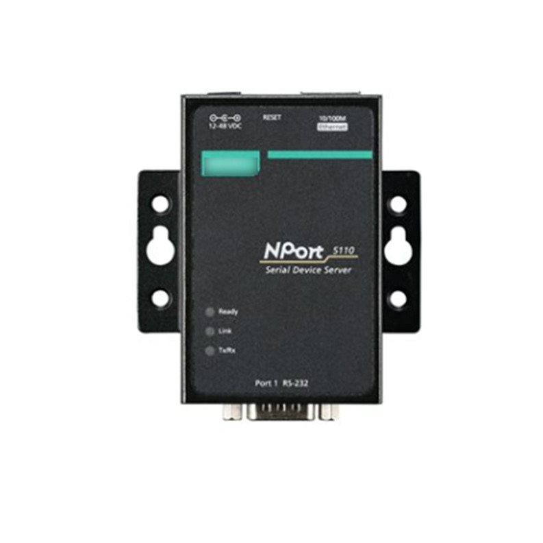 Supporto diretto NPORT 5110 Port RS-232/422/485 Serial Port Device Networking Server per MOXA