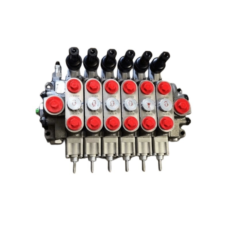 6 bobine Valvole direzionali idrauliche sezionali Flusso nominale 80L/min 350bar 330*240*155 mm