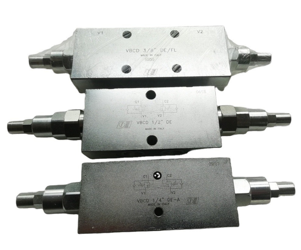 Valvo di contrappeso VBCD 1/4&quot; DE/A per una pressione massima di 350 bar