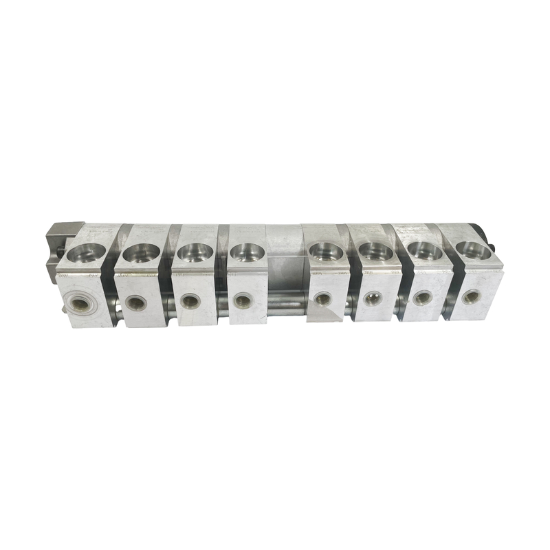 8 cilindri PLD10.2-GC/**VPE Divider idraulico di flusso con dimensioni 520*180*150 mm