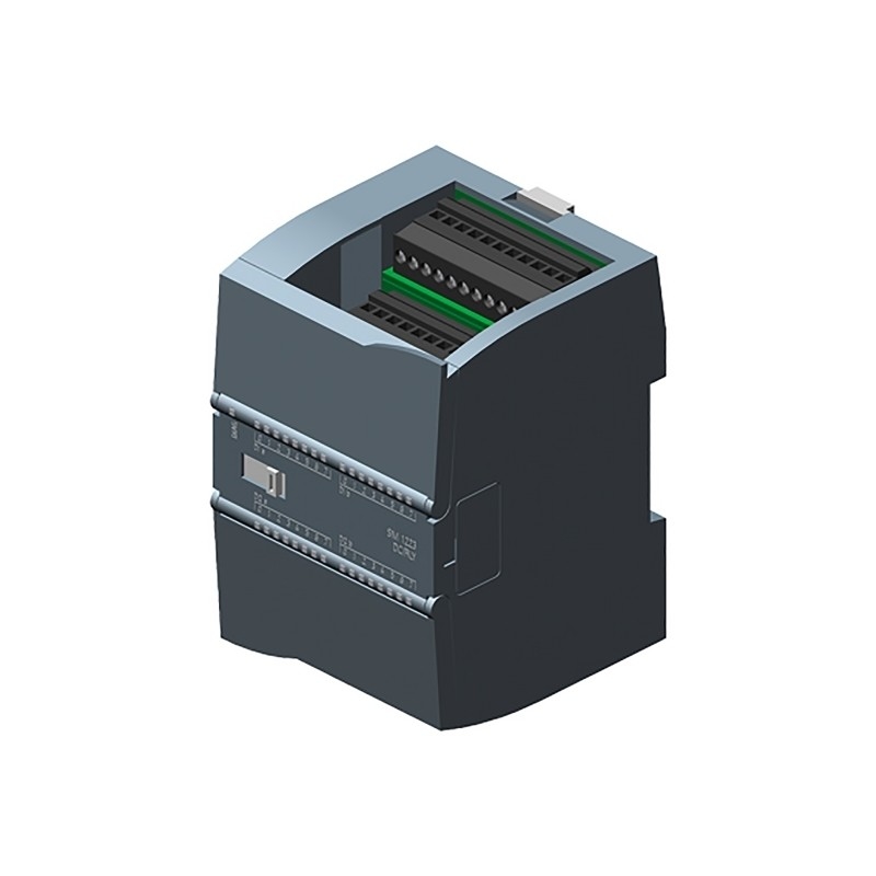 16DI/16DO 16DI 24V DC Sink/Source 16DO Relay 2A PLC Digital I/O SM 1223 per il settore industriale