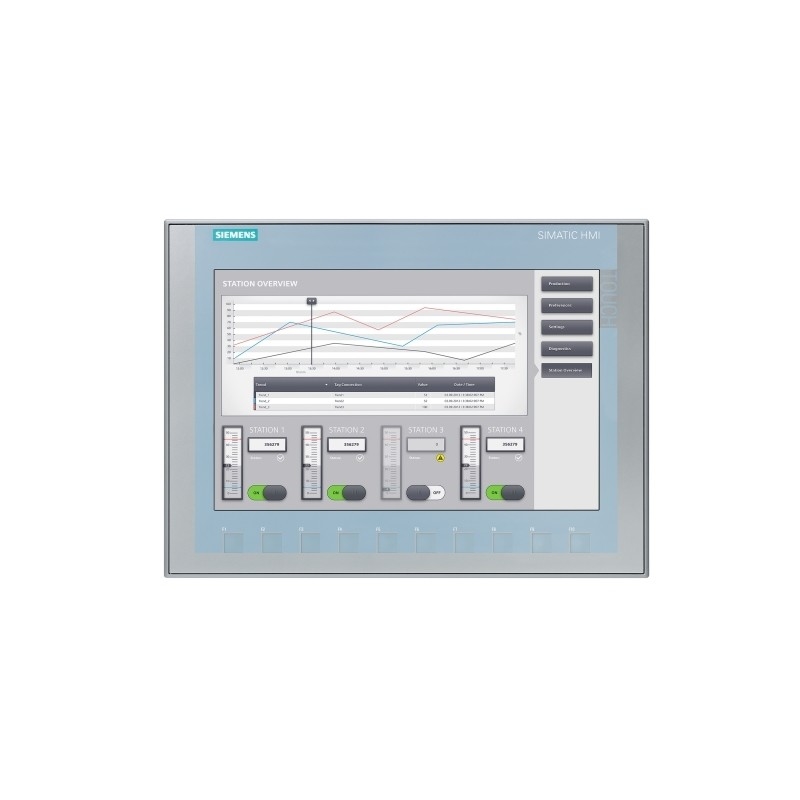 SIMATIC HMI KTP1200 Basic Panel Key/touch operation 12&quot; TFT Display 100% originale