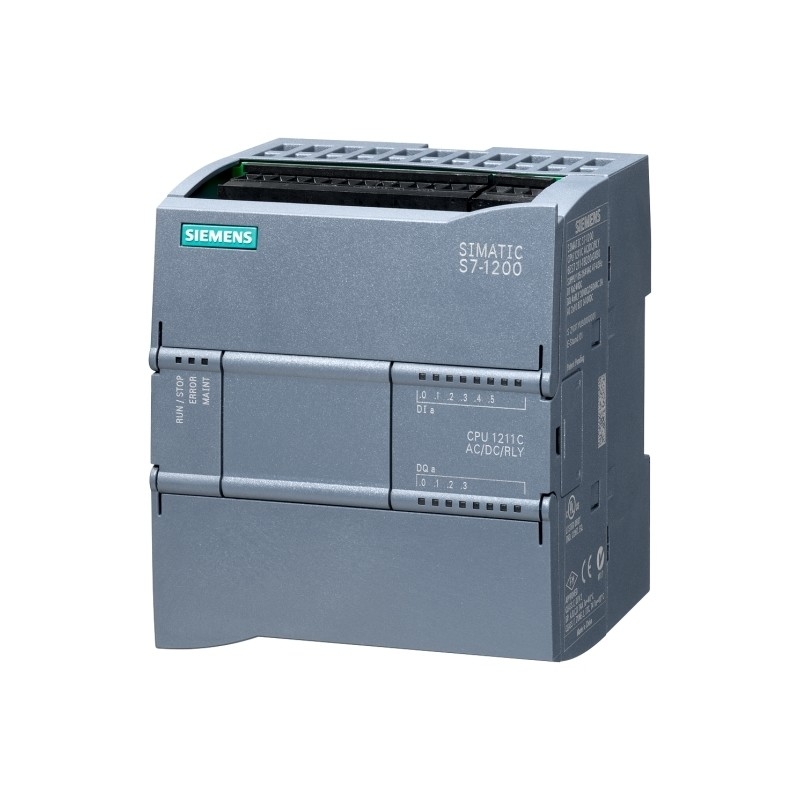 6ES7211-1BE40-0XB0 SIMATIC S7-1200 CPU 1211C CPU compatta con 2A Relay e alimentazione AC/DC